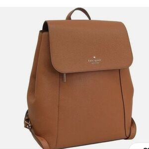 Kate Spade Brown Leather Backpack